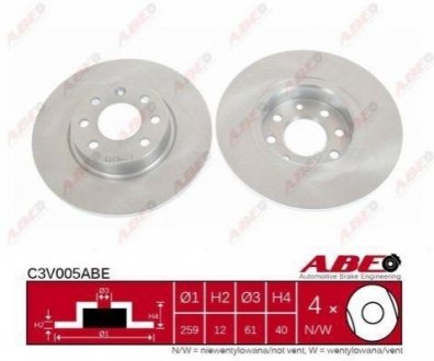 C3V005ABE ABE Гальмівний диск