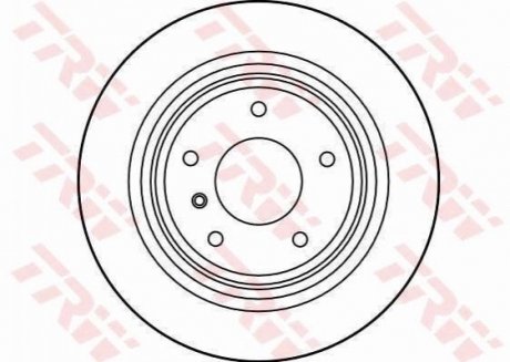 DF2783 TRW Тормозной диск