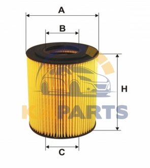 92026E WIX FILTERS Фильтрующий элемент масляного фильтра