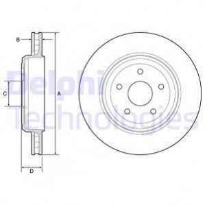 BG9214C Delphi Гальмівний диск