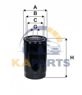 51459E WIX FILTERS Фильтр маслянный