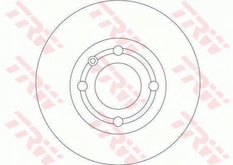 DF4062 TRW Гальмівний диск
