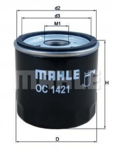 OC1421 MAHLE / KNECHT Фільтр масляний