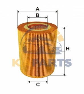 92091E WIX FILTERS Фильтрующий элемент масляного фильтра