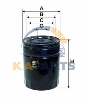 WL7075 WIX FILTERS Фильтр масляный