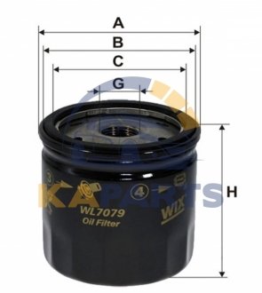 WL7079 WIX FILTERS Фильтр маслянный