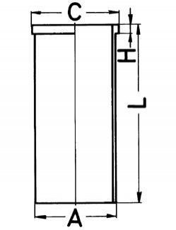 89 316 190 KOLBENSCHMIDT Гільза