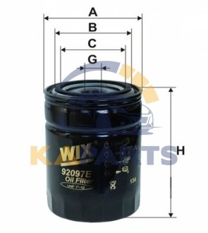 92097E WIX FILTERS Фильтр масляный