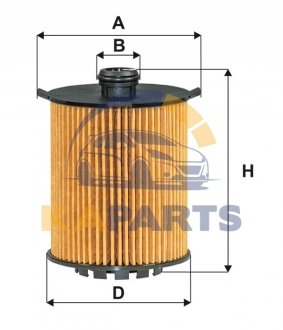 WL7536 WIX FILTERS Фильтр маслянный