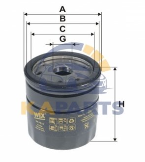 WL7521 WIX FILTERS Фільтр масляний