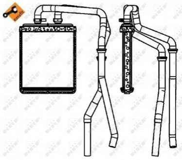 54218 NRF Радіатор пічки