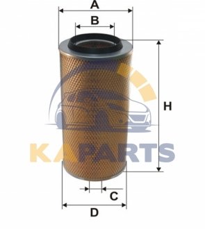 46515E WIX FILTERS Фільтр повітряний