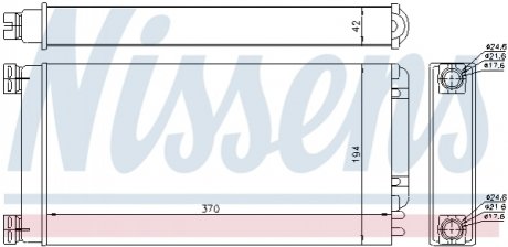 71926 NISSENS Радиатор печки MAN TG-L (05-) |MAN TG-M (05-) |MAN TG-S (07-) |MAN TG-X (07-) |MAN TG-A (02-)