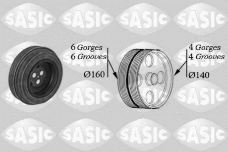 2150028 SASIC Шкив коленвала