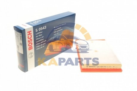 F 026 400 543 BOSCH ПОВІТРЯНИЙ ФІЛЬТР