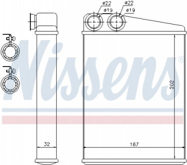 72046 NISSENS Отопитель