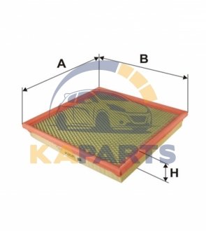 WA9654 WIX FILTERS Фильтр воздушный