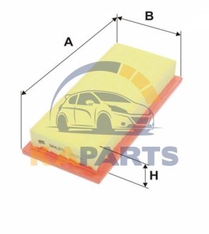 WA6271 WIX FILTERS Фильтр воздуха