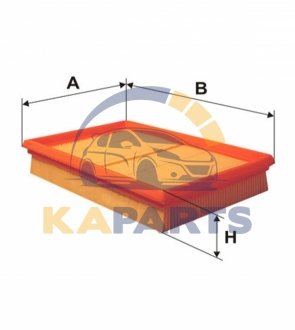 WA9551 WIX FILTERS Фильтр воздушный