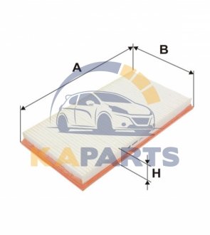 WA9692 WIX FILTERS Фильтр воздуха