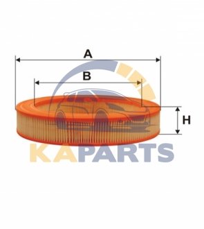 WA6408 WIX FILTERS Фільтр повітря