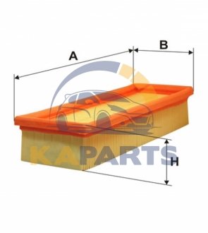 WA6242 WIX FILTERS Фільтр повітряний