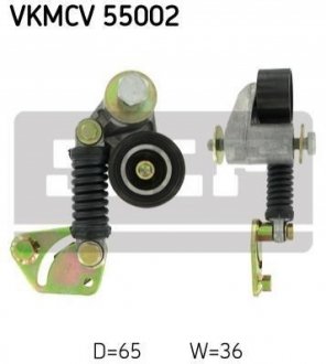 VKMCV 55002 SKF Ролик з натягувачем APV2461 D=65, W=36