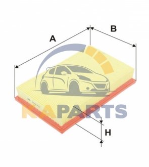 WA6707 WIX FILTERS Фільтр повітря