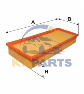 WA6276 WIX FILTERS Фильтр воздушный