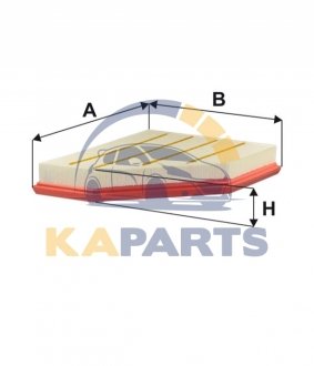 WA9909 WIX FILTERS Фильтр воздуха