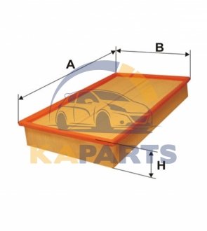 WA6557 WIX FILTERS Фільтр повітря