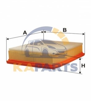 WA6666 WIX FILTERS Фільтр повітря