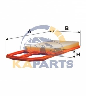 WA6695 WIX FILTERS Фильтр воздушный Seat Arosa, Cordoba, Cordoba II, Ibiza II, Ibiza III, Ibiza IV, Inca, Leon I, Toledo II (WA6695) WIX