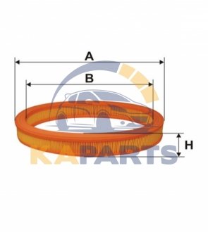 WA6003 WIX FILTERS Фильтр воздуха