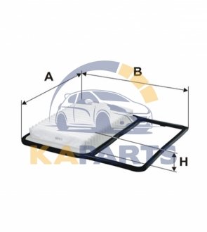 WA9739 WIX FILTERS Фильтр воздуха