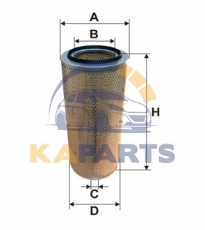 42325E WIX FILTERS Фильтр воздушный