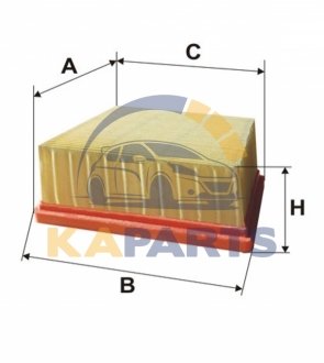 WA9606 WIX FILTERS Фільтр повітря