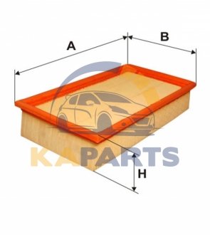 WA6190 WIX FILTERS Фільтр повітря