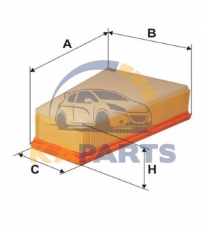 WA6735 WIX FILTERS Фильтр воздушный