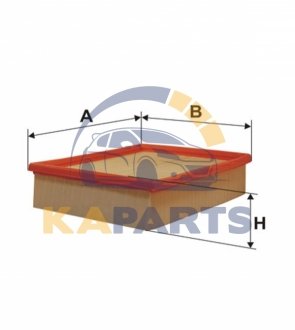 WA6338 WIX FILTERS Фільтр повітря