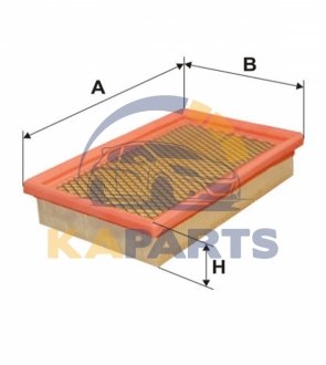 WA6711 WIX FILTERS Фильтр воздуха