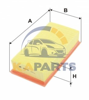 WA9760 WIX FILTERS Фильтр воздушный