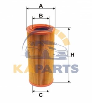 WA6672 WIX FILTERS Фільтр повітряний