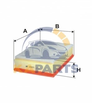 WA9670 WIX FILTERS Фільтр повітря