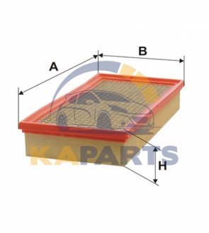 WA9616 WIX FILTERS Фильтр воздушный