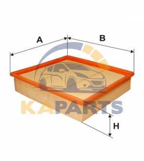 WA6187 WIX FILTERS Фильтр воздушный FORD TRANSIT