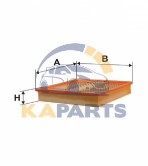 WA6581 WIX FILTERS Фільтр повітря