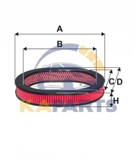 WA6011 WIX FILTERS Фильтр воздуха