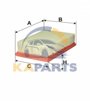 WA9563 WIX FILTERS Фильтр воздушный (WA9563) WIX