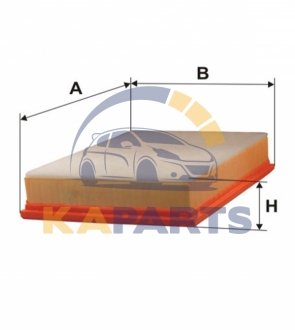 WA6346 WIX FILTERS Фильтр воздушный